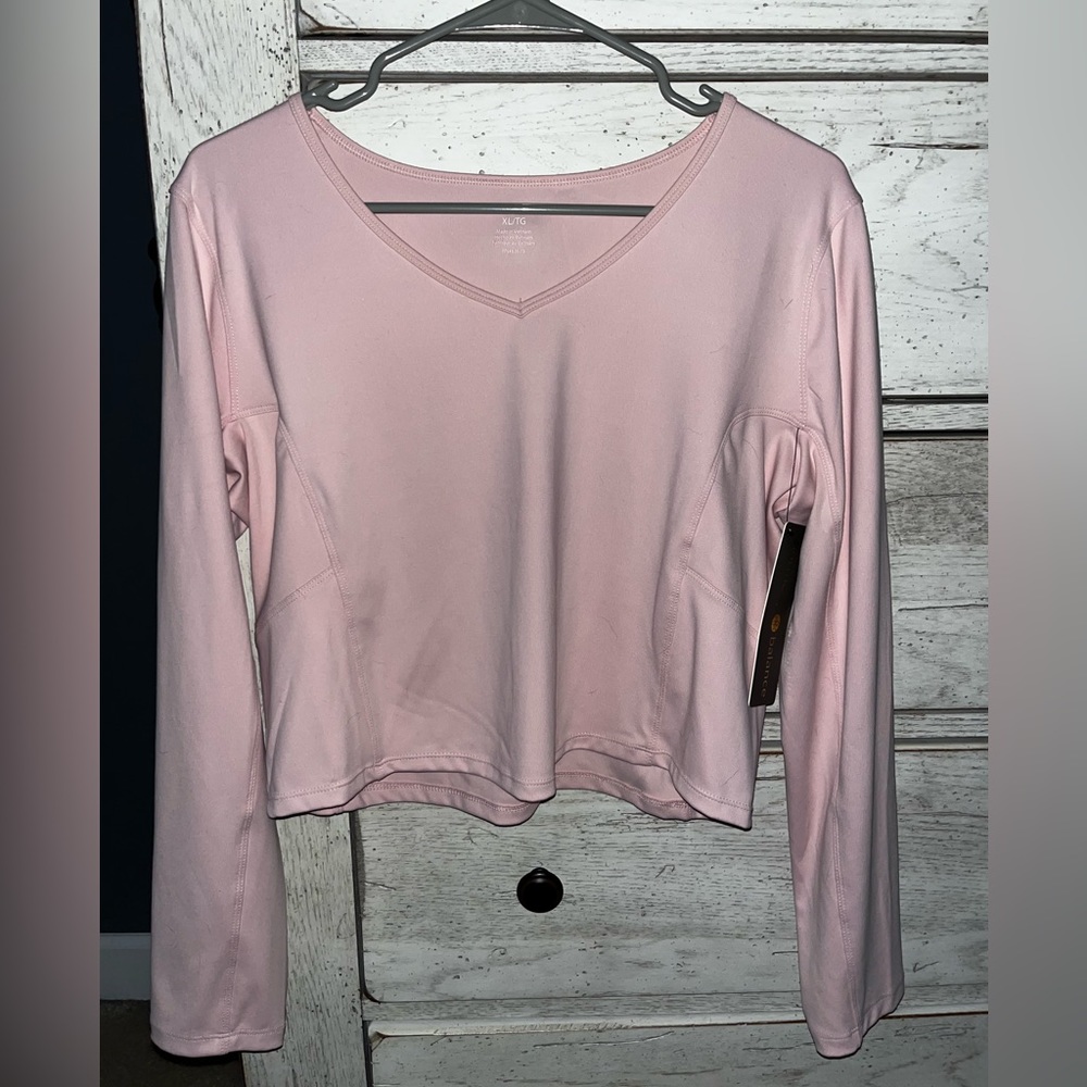NWT Yoga Crop Shirt